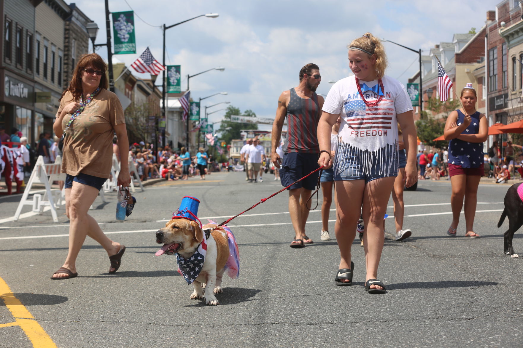 Hammonton's annual Fourth of July parade 2019 along Bellevue Avenue.